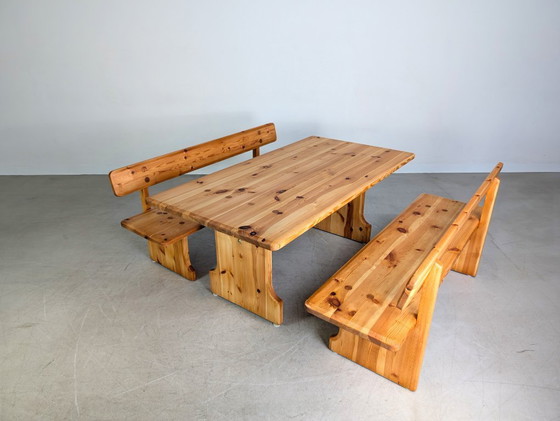 Image 1 of Seating group Karl Andersson and Sner Carl Malmsten 2 benches + table