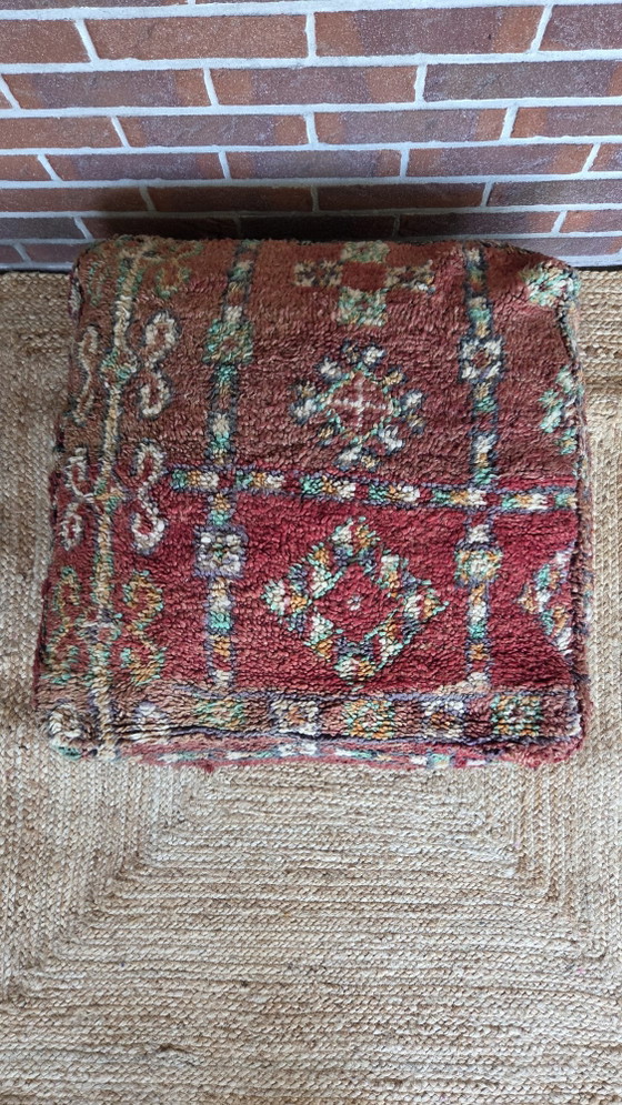 Vintage Poef – Hockers en poefs, Textile, Wool (photo 4 of 5)