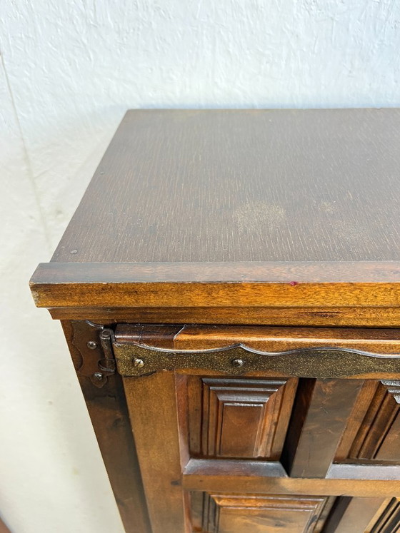 Image 1 of Vintage Spaanse Kast / Wandmeubel, Brutalistisch, 1960's