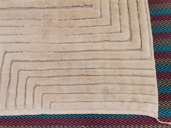 Image 1 of Autentico tappeto tradizionale in pura lana, tessuto a mano, 2/3 m