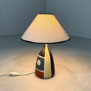 Krösselbach Fayence table lamp by Clare Zänge & Karl-Heinz Löffler 1950's