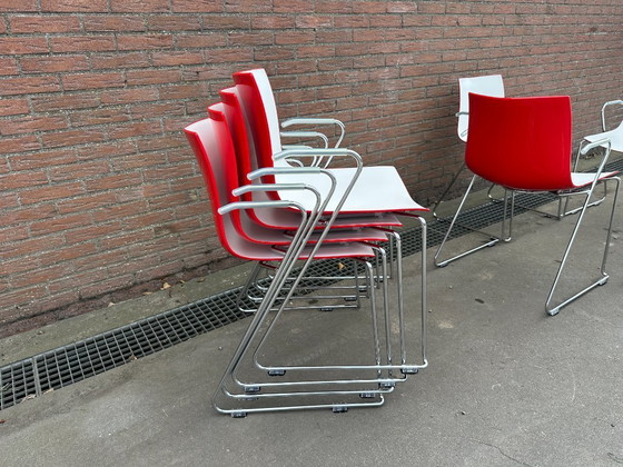 Image 1 of (8 pz) Sedie Arper Catifa 46 con braccioli