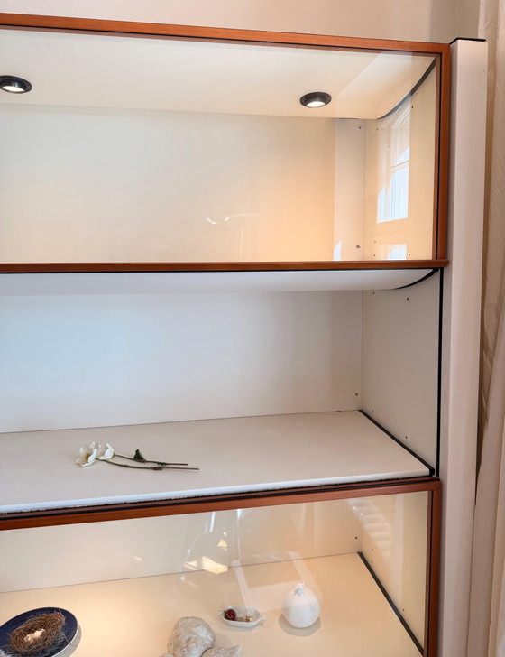 B&B Italia DOMUS wandmeubel – Antonio Citterio – Vintage designklassieker – Vitrinekasten, Wood, Glass (photo 5 of 10)