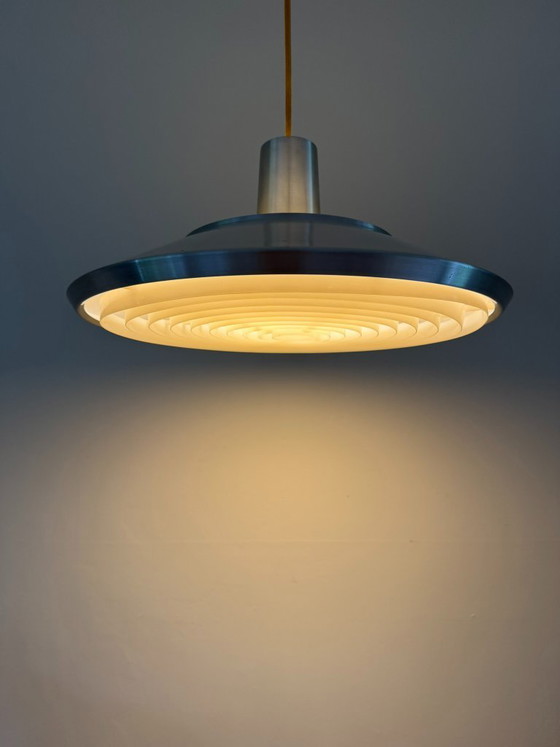 Lampada a sospensione vintage danese Nordisk Solar - Stile Louis Poulsen Klassependel - Lampada Space Age (photo 2 of 8)