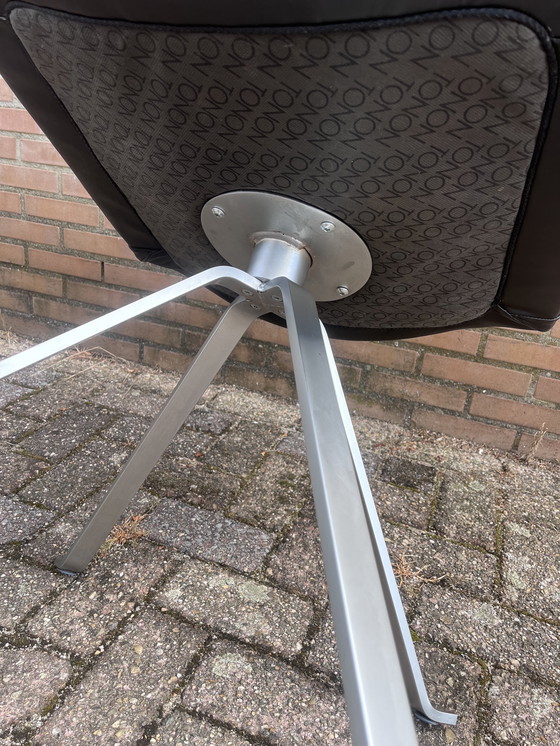 Image 1 of 4x tonon eetkamer stoel leer