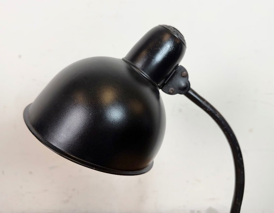 Image 1 of Lampada da tavolo nera vintage di Christian Dell per Kaiser Idell, anni '30