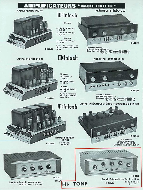 Image 1 of Legendary Tube Amplifier • Hi-Tone H220i • Restored • 1964