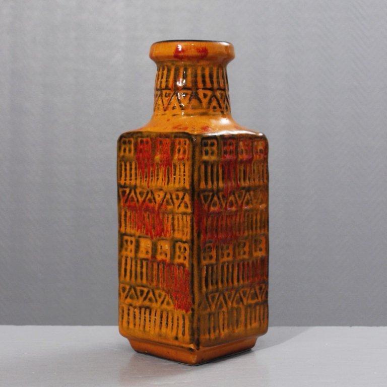 工芸品 Vintage Bay Keramik West German Vase Vintage West German Bay Keramik 93-25 Vase Mid Century