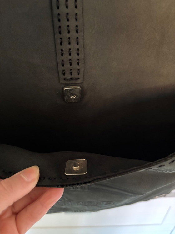 Image 1 of Leather FENDI saddlebag