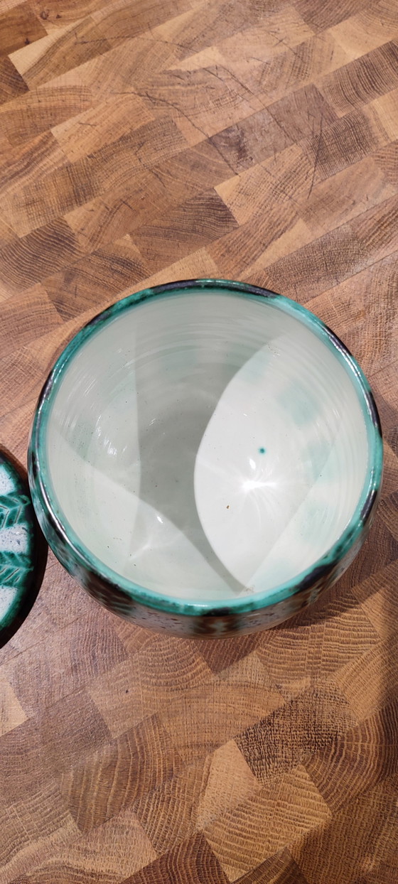 Image 1 of Gedeckter Topf Keramik Vallauris von Charles Voltz