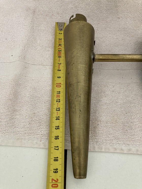 Vintage 1950s brass conical wall sconces – Wall lights (photo 10 of 15)