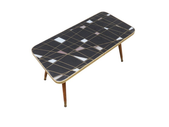 Table d'appoint vintage avec plateau en verre, années 1950 – Tables d'appoint, Wood (photo 4 of 5)