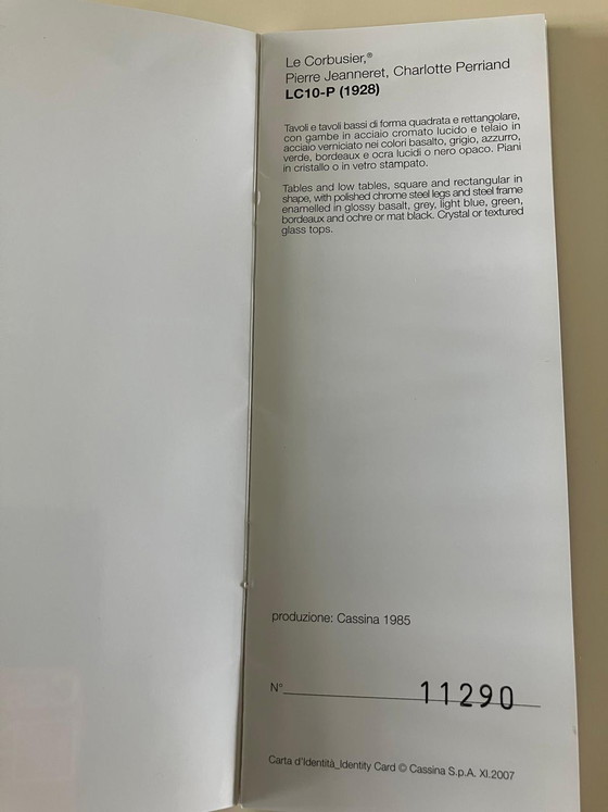 Image 1 of Table en verre Cassina LC10-P Le Corbusier