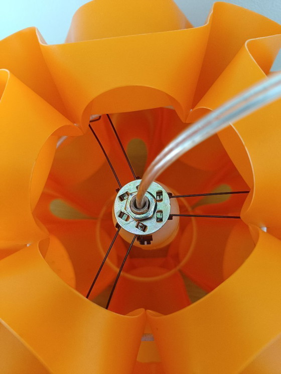 Image 1 of Suspension orange vintage pop années 70