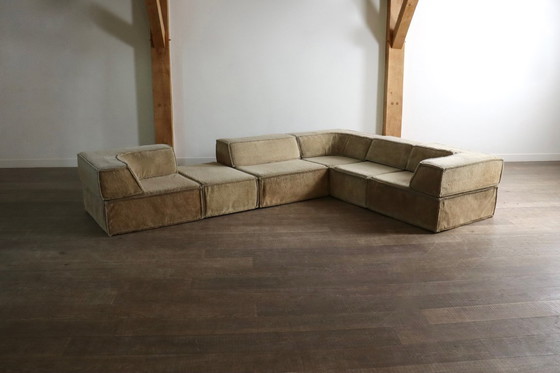 Image 1 of Divano COR Trio in beige Teddy di Team Form AG, anni '70