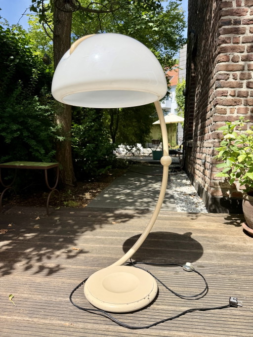 Lampada da terra Serpente Martinelli vintage anni '70