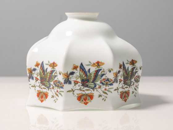 Image 1 of Paralume in vetro a sospensione, vintage (dipinto a mano)