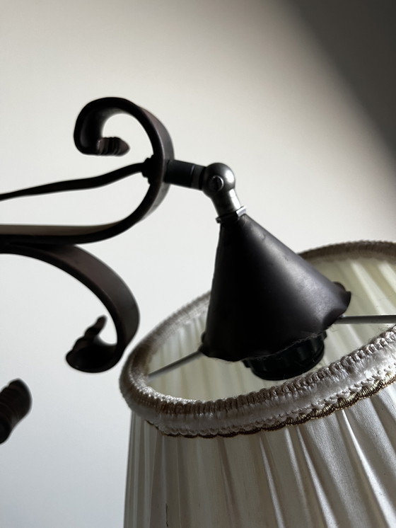 Image 1 of Lampadaire réglable en fer forgé