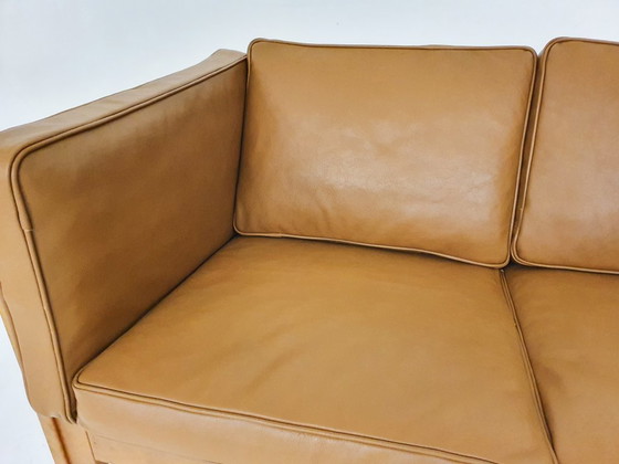 Image 1 of Borge Mogensen per il divano Fredericia "2343" in pelle cognac, Danimarca anni '60