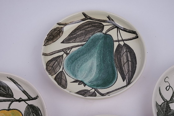 Image 1 of 6 platos de cerámica Wächtersbach, platos de fruta, platos para tartas