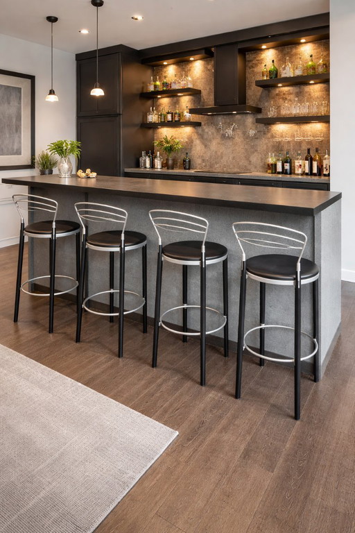 4 Vintage-Barhocker von Hutten