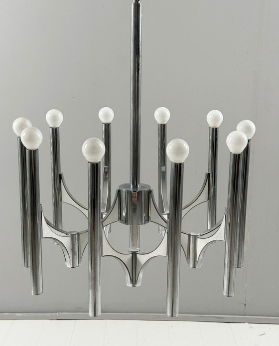 Image 1 of Lampadario di metà secolo di Gaetano Sciolari, Italia, anni '60