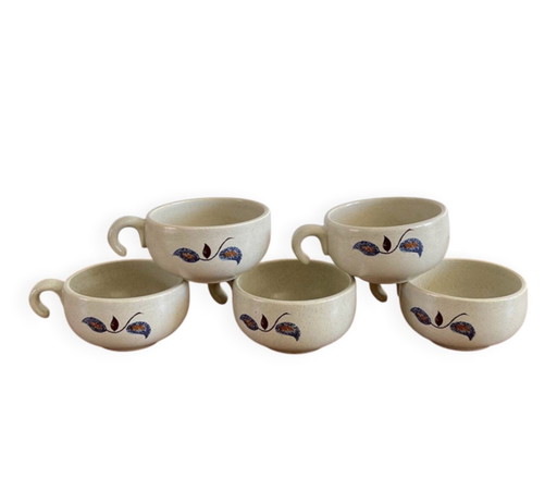 Set van 5 St Amand-kopjes