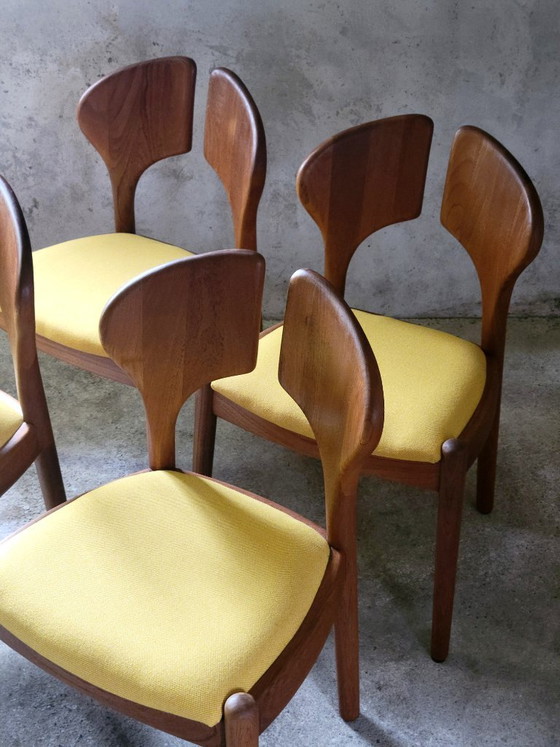 Set of 4 Schou Andersen Dining chairs in teak, Denmark 1960 – Wood, Vintage (photo 2 of 11)