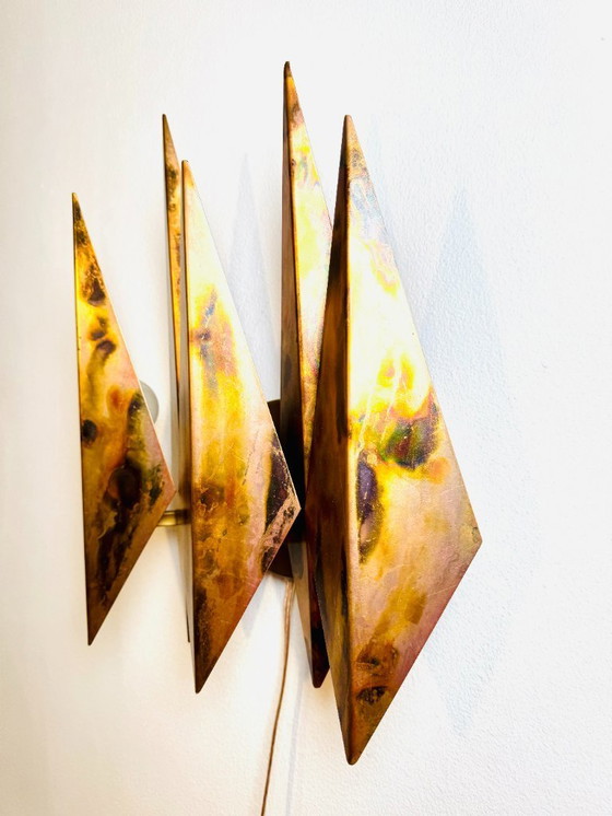 Image 1 of MODEL 5160 BRUTALIST WALL LIGHT BY SVEND AAGE HOLM-SØRENSEN FOR HOLM-SØRENSEN & CO, DENMARK, 1960s