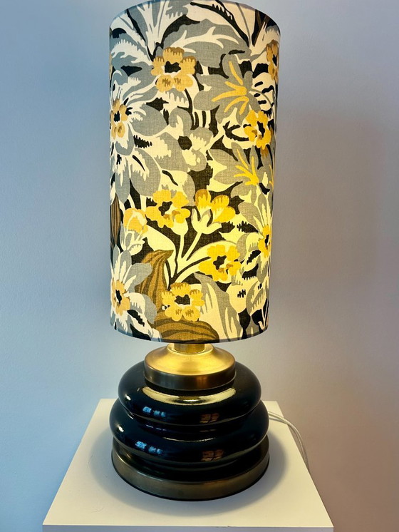 Image 1 of Set of two Mid Century table lamps - restored with new shade and cable