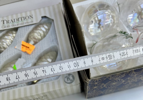 Image 1 of 🎄 Large vintage Christmas tree baubles – Inge-Glas, Krebs & Sohn, Tradition
