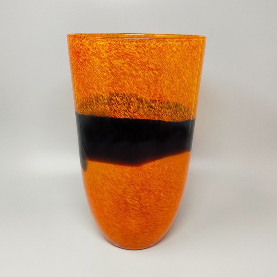 Erstaunliche Vase aus den 1970er Jahren von Ca' dei Vetrai aus Murano-Glas. Hergestellt in Italien (photo 6 of 11)