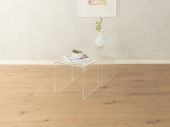 Image 1 of Bijzettafels in Space Age-stijl uit de jaren 70