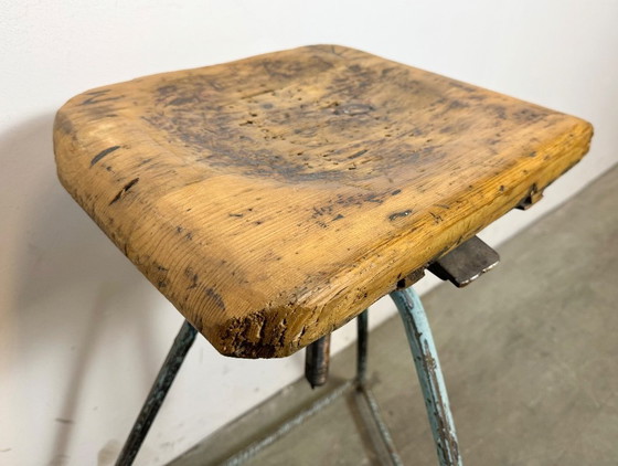 Image 1 of Industrial Workshop Swivel Stool, 1960s