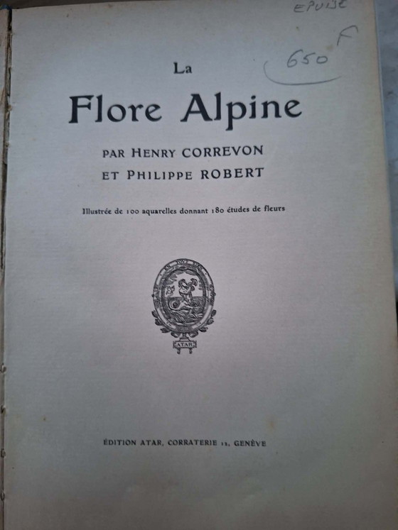 Image 1 of libro sulla flora alpina