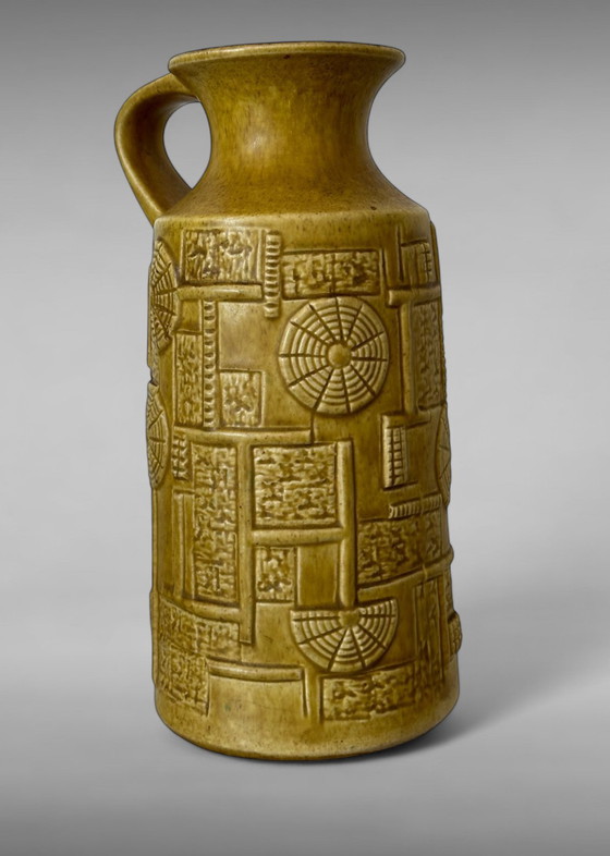 Image 1 of Bay Bodomans Vase 256-25 Mid - Century West Germany Design Pottery