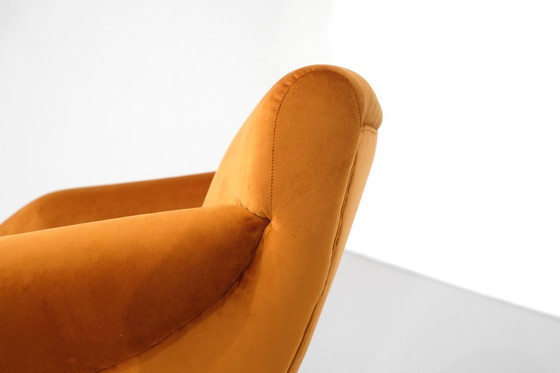 Image 1 of Pair of fabric armchairs, Italy, 1960s.