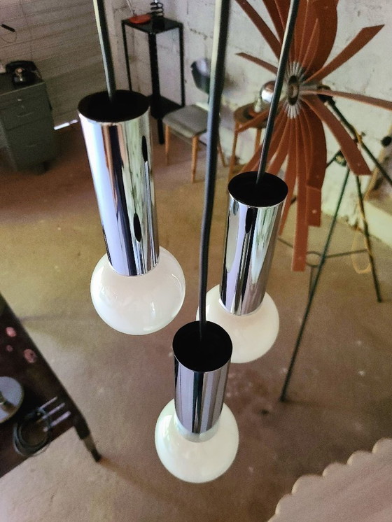 Image 1 of Thorn waterval hanglamp chroom uit 1980