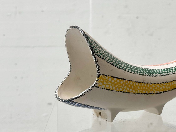 Image 1 of West German ceramic vase Delhi by Bodo Mans for Bay, 1960s