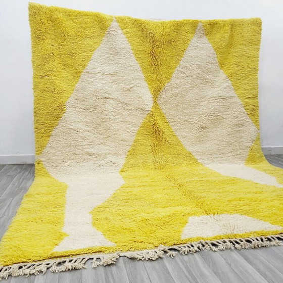 Elegant Marokkaans tapijt – Handgemaakt Atlasgebergte wol 200cmx300cm – Vloerkleden en tapijten, Cotton (photo 7 of 8)