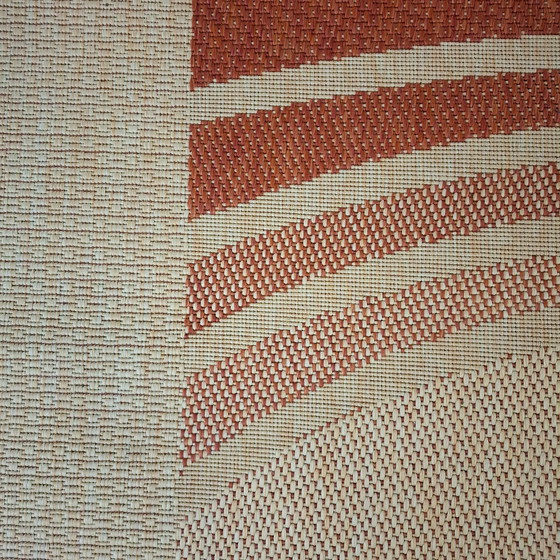 Image 1 of Vintage geometric rug Art Deco Tim van Campen style