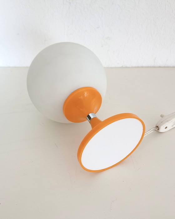 Image 1 of Sixties Space Age Lamp in Orange