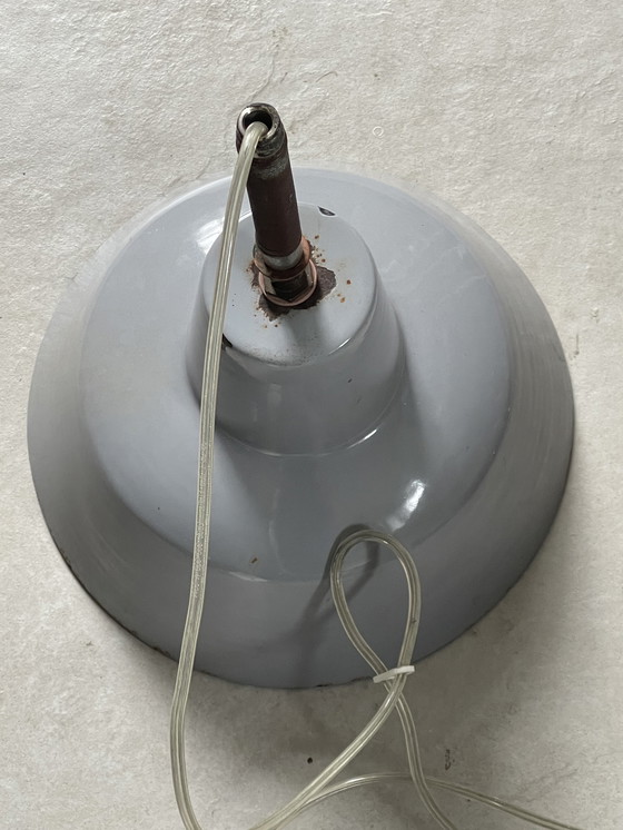 Image 1 of Emaille industriële lamp 