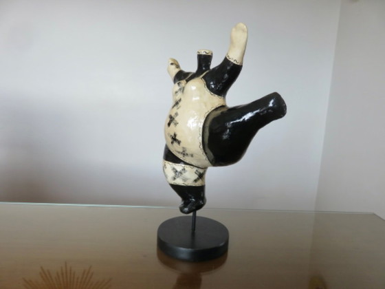Image 1 of Sculpture "GODDESS" in papier-mâché, in the style of Niki de Saint Phalle, 1990