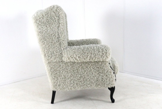 Image 1 of Fauteuil groot harig doodly volledig gerestaureerd