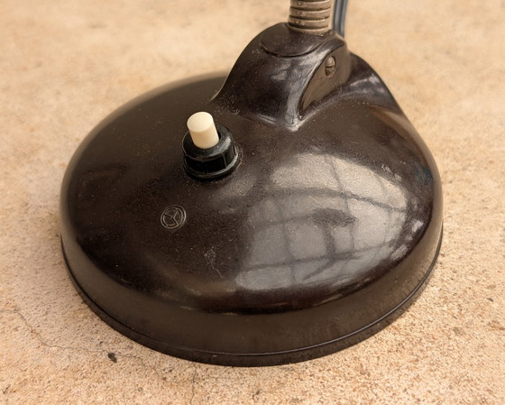 Image 1 of Bakeliet Bauhaus Tafellampen: "Vader en Zoon".