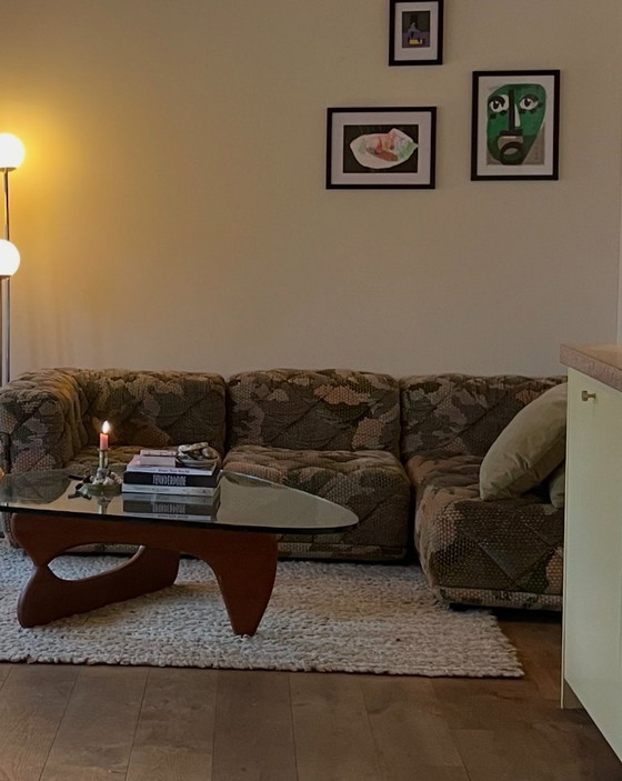Original 1970er Modulares Sofa | 4 Elemente | Mehrfarbig – Modulare Sofas, Stoff (photo 6 of 6)