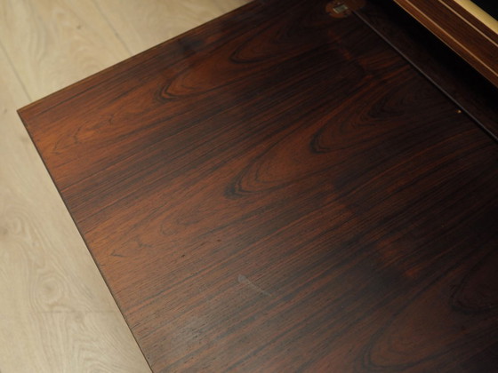 Danish rosewood veneered bookcase with bar cabinet, Vemb Møbelfabrik, 1970s, High Boards, Black (photo 6 of 21)