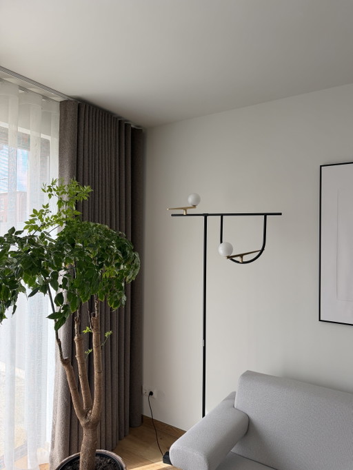 Artemide Yanzi Floor Vloerlamp Van Neri&Hu – vloerlampen, Metal, Brass