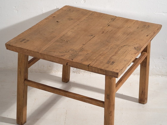 Antieke salontafel (ca. 1900) #4, Hout, Bruin, Rustic (foto 17 van 22)